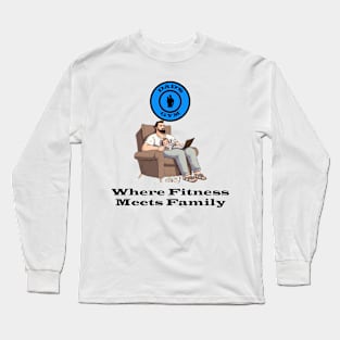 Dads Gym Work Life Baby Time Long Sleeve T-Shirt